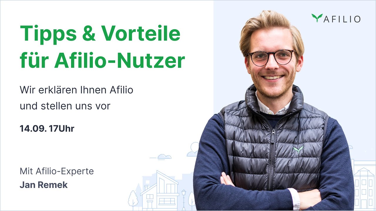 Tipps & Vorteile für Afilio-Nutzer