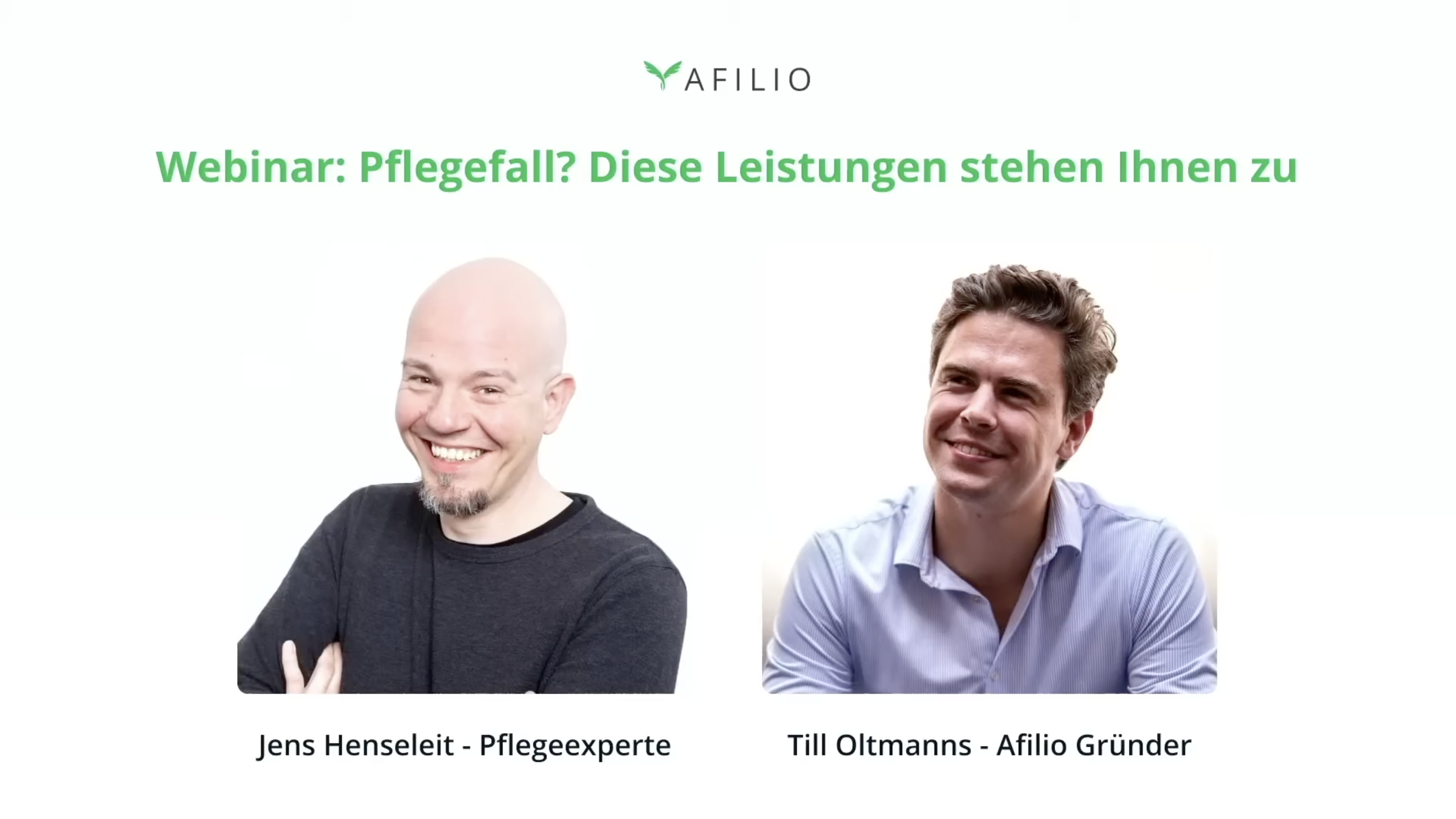 Webinar: Pflegefall? Diese Leistungen stehen Ihnen zu