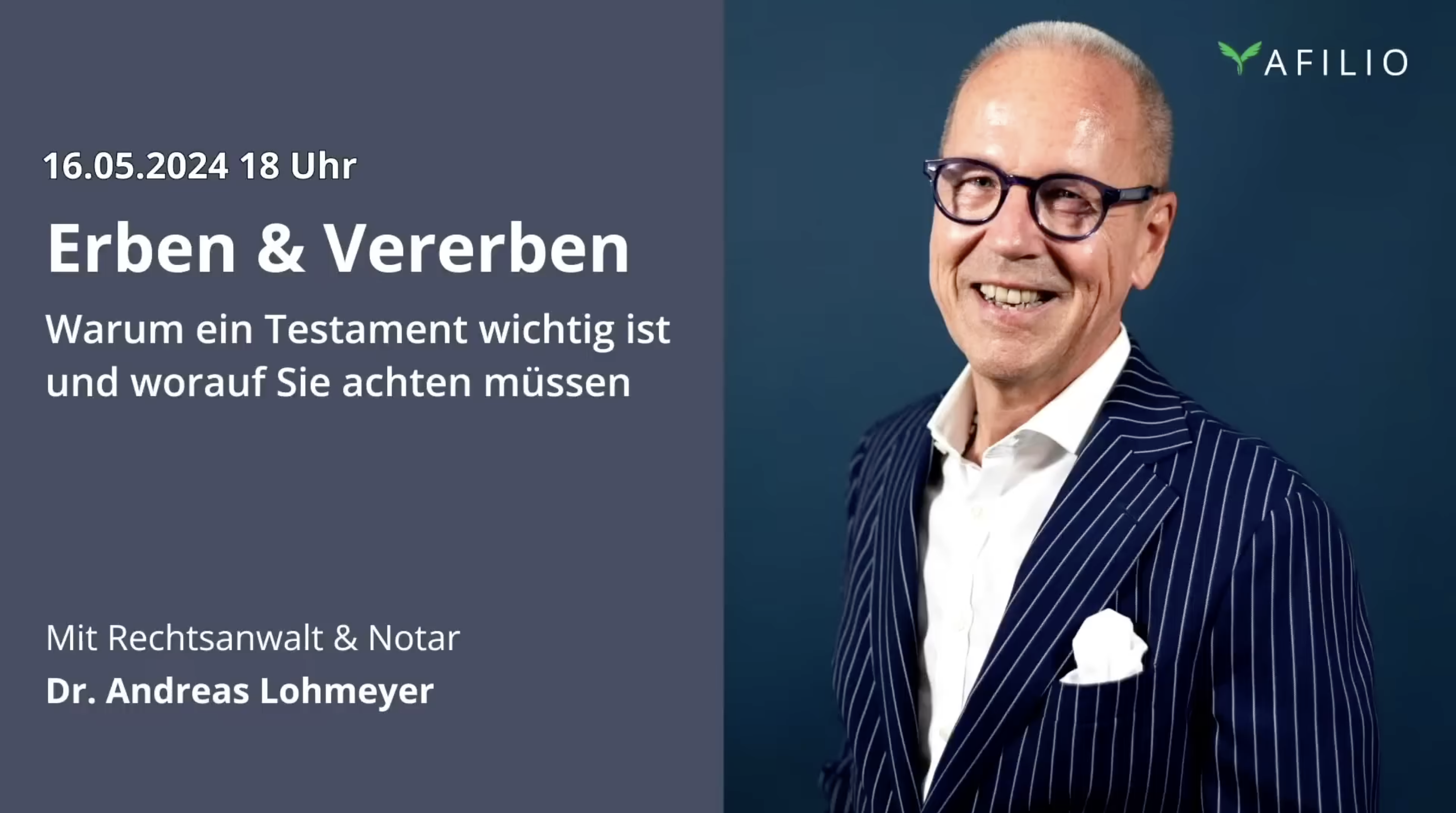 Live-Webinar: Erben & Vererben