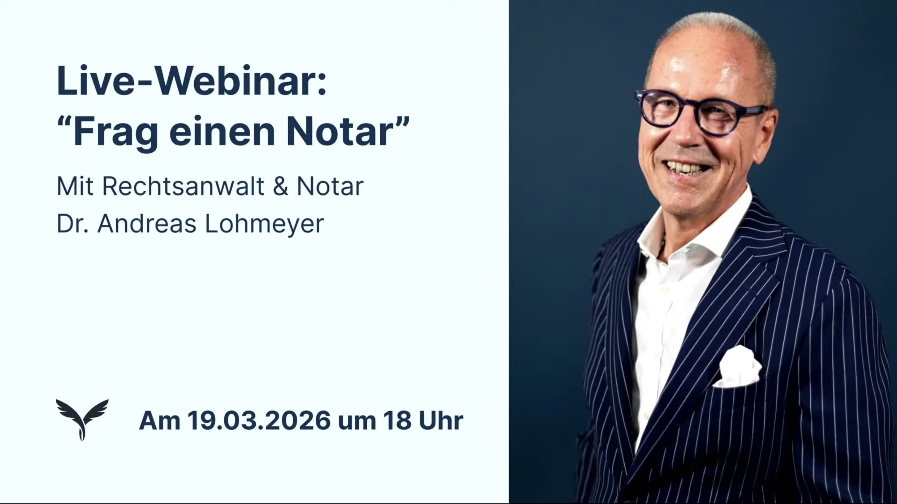 Live-Webinar: Frag einen Notar