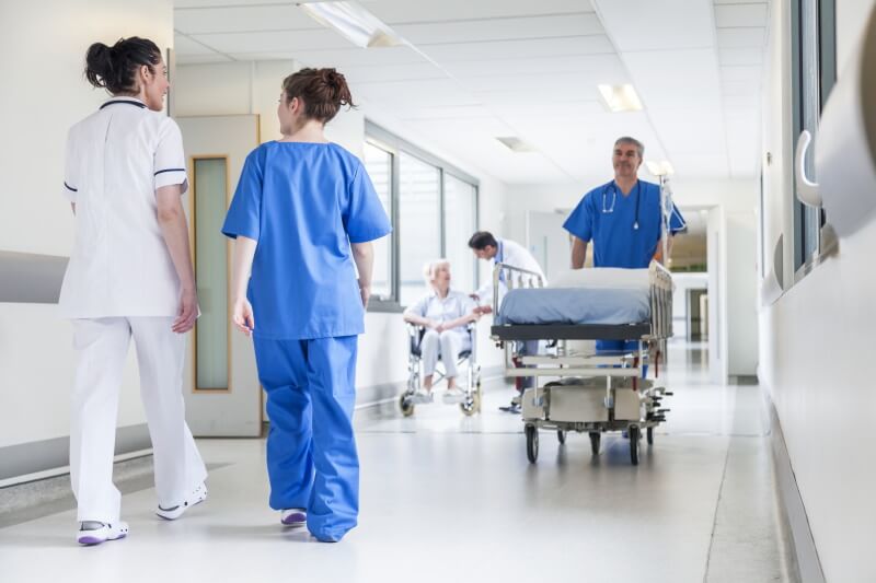 Vorsorgevollmacht bei Krankenhausaufenthalt: Patienten in einem Krankenhaus